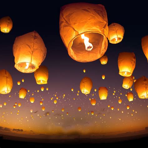 pack white chinese flying sky lanterns tanga