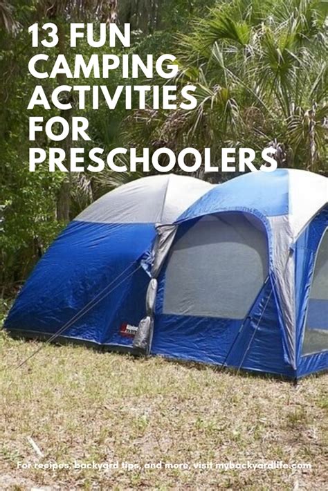 fun camping activities   preschoolers engaged camping