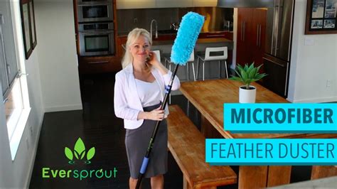 eversprout microfiber feather duster dusting high ceilings youtube