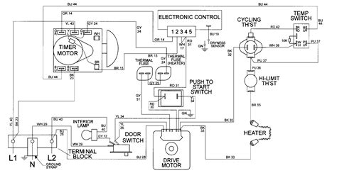 maytag centennial dryer parts diagram wiring diagram pictures