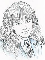 Hermione Granger Dibujos Dessins Jerome Coloring Hermelien Personnages Fantaisie Griffel Trolls Numéroté Konserler Salvo Tekeningen Bleistift sketch template