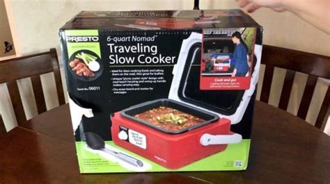 presto nomad   quart traveling slow cooker reviews problems guides