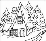 Christmas House Coloring Pages Number Color Printables Printable Houses Coloritbynumbers Numbers Colouring Kids Sheets Ise Adult Easy Paint Fireplace Print sketch template