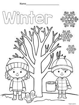 seasons posters  coloring sheets coloringsheets  seasons