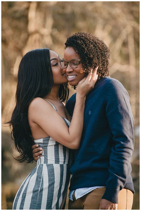 This Engagement Shoot Is Filled With Smiles And Style Lesbian Pre