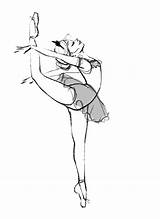 Ballerina Drawing Gesture Dancing People Cartoon Drawings Deviantart Getdrawings Use Login sketch template