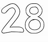 28 Number Coloring Mark Drawing Color Pages Printables Drawings Template Getdrawings sketch template