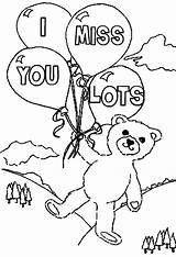 Miss Coloring Pages Teddy Will Bear Lots Printable Color Print Balloons Holding Four Getdrawings Pdf Sketch Template Getcolorings Popular sketch template
