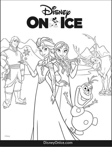 disney ice coloring pages coloring pages coloring pages