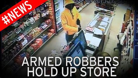Watch Bizarre Moment Armed Robber Apologises To Terrified Shop Worker