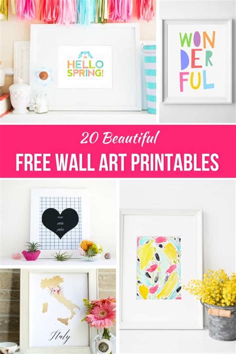 beautiful  wall art printables  great  printables resource