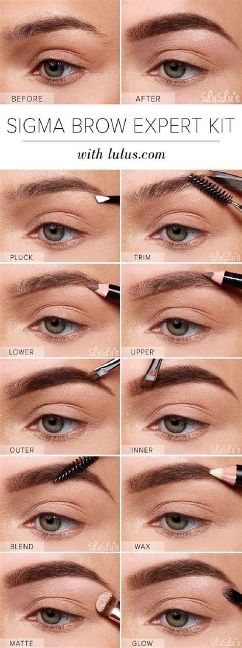 How To Make Your Eyebrows Thicker With Makeup For Begginers Eyebrow