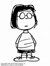 Coloring Marcie Peppermint Patty Charlie Brown Snoopy Pages Peanuts Template sketch template