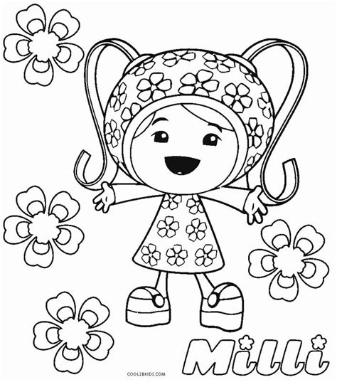team umizoomi maty coloring page