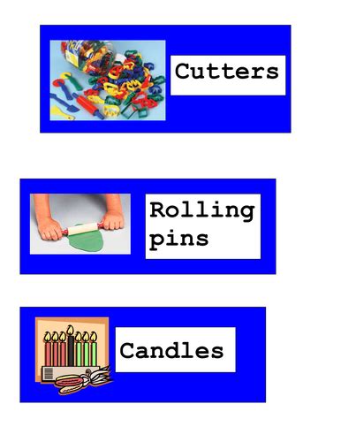 playdough labels teaching resources