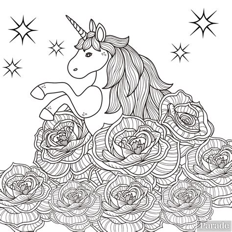 printable unicorn coloring pages  kids  magical unicorn