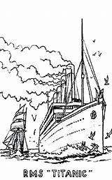 Titanic Coloring Pages Ship Drawing Sinking Getdrawings Rms Line Star Getcolorings Colorings sketch template
