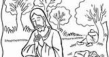 Gethsemane sketch template