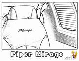 Coloring Sheets Piper Interior Airplane Private Yescoloring Mirage Color sketch template