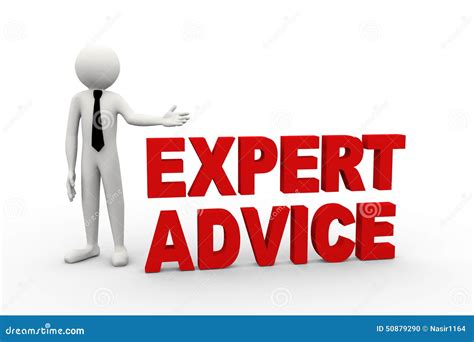 businessman  word expert advice stock illustration illustration  excellent concept