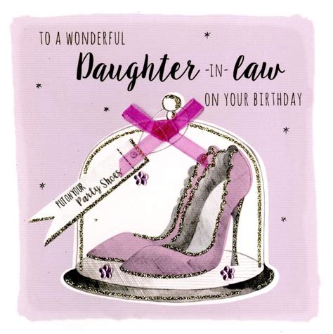daughter  law birthday greeting card cards