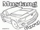 Coloring Pages Mustang Ford Car Boys Cars Kids Gt Printable Race Logo Print Color Drawing Late Model Sheets Cool Boy sketch template