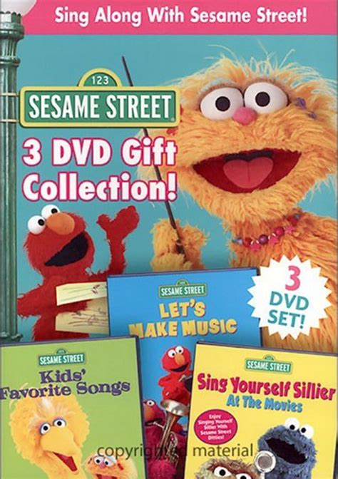 Sesame Street Sing Along With Sesame Street 3 Pack Dvd