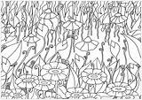 Vegetazione Colorare Fleurs Disegni Adulti Pour Flores Enfants Vegetacion Montantes Descendantes Vegetation Coloriages Bambini Magnifique Justcolor Fresco Colouring sketch template