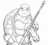 Donatello Tmnt Coloring Pages Ninja Turtle Drawing Printable Color Deviantart Getdrawings Getcolorings Comments sketch template