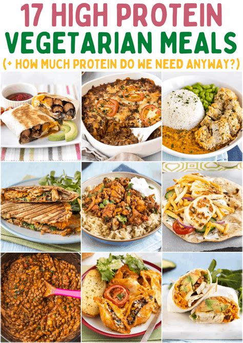 high protein vegetarian meals   protein