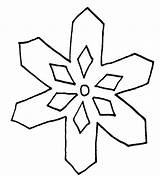 Snowflake Coloring Simple Drawing Template Patterns Pages Easy Outline Clipart Printable Clip Line Cliparts Cartoon Small Draw Templates Pattern Designs sketch template