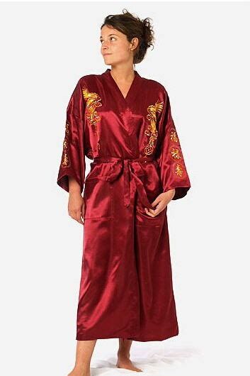 Buy Burgundy Silk Embroidery Dragon