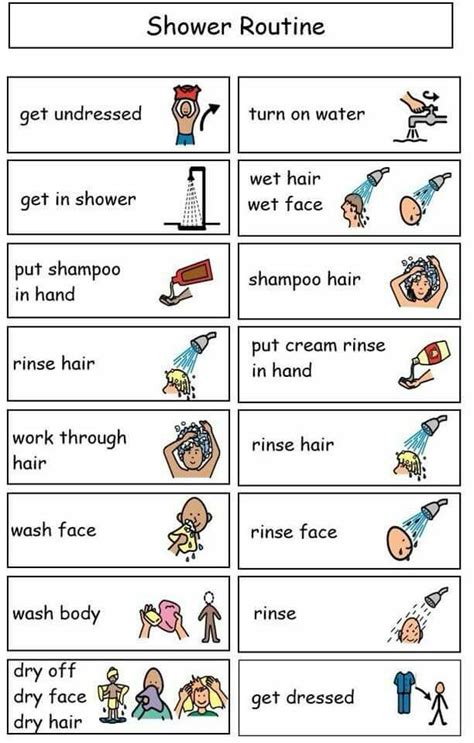 personal hygiene worksheets images  pinterest personal