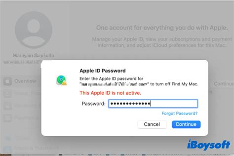 fix  apple id   active error