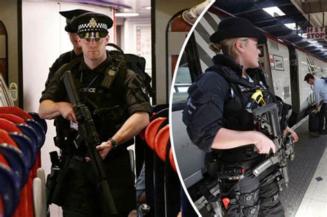 manchester terror attack armed cops to patrol uk trains for first time daily star