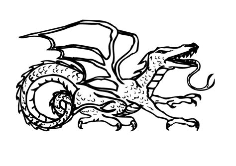 coloring pages dragons preschool crafts
