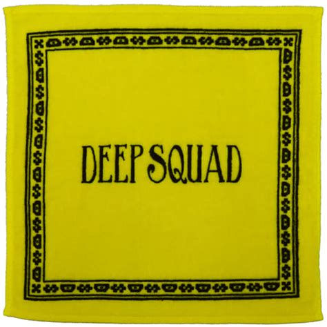 駿河屋 Deep Squad ハンドタオル 黄 「dmmスクラッチ Deep Squad 第二弾」 D 5賞（タオル・手ぬぐい）