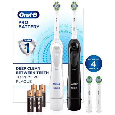 oral  pro advantage battery powered toothbrush  pack walmartcom