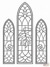 Stained Glass Windows Coloring Pages Window Printable Color Chapel Wedding Clipart Template Drawing Christmas Patterns Colouring Supercoloring Beast Beauty Seniors sketch template