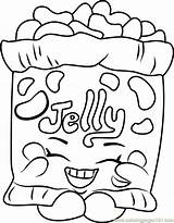 Coloring Shopkins Jelly Pages Coloringpages101 sketch template