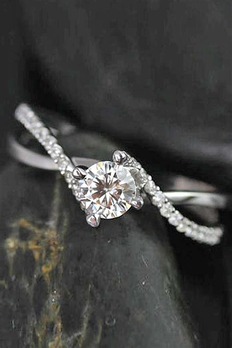 Simple Engagement Rings 49 Engagement Trends White Gold Engagement