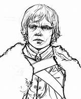 Tyrion Lannister Lineart Gameofthrones sketch template
