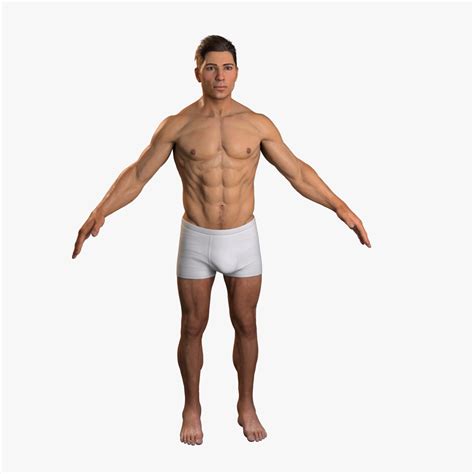 realistic human male man  suit  model  unknown obj fbx