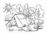 Camping Coloring Pages Kids Colouring Color Sheets Bestcoloringpagesforkids Fun Print Tent Theme Choose Board sketch template