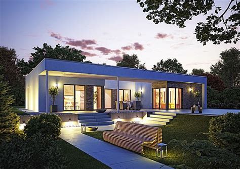 zukunftssicheres haus wohnen auf einer ebene der