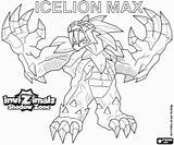 Invizimals Max Zone Shadow Coloring Pages Ice Dragon sketch template