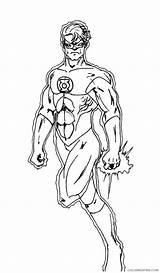 Green Lantern Coloring Pages Coloring4free Print Related Posts sketch template