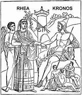 Kronos Rhea Cronus Strikes τον Mind Who sketch template
