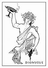 Dionysus Greek Stines Mythology Dionisio Baco Bacchus Apollo Dioses Griegos Griega Mythologie Vinho Mitologia Poseidon Gott Mitología Gods Dyonisos Aphrodite sketch template