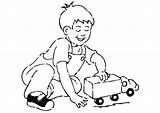 Coloring Toy Boy Car Pages sketch template